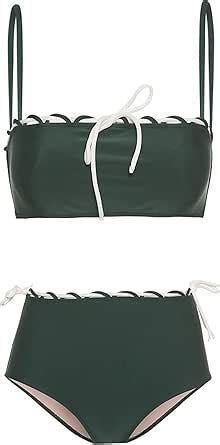 Amazon Adriana Degreas Solid Hot Pants Bikini M Green Luxury Stores