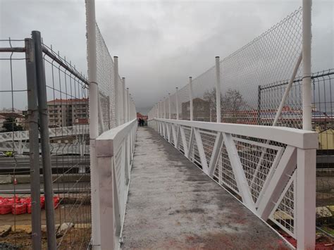 As Es La Nueva Pasarela Peatonal Sobre La Ap Hacia Vialia