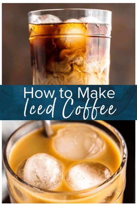 How To Make Iced Coffee At Home Cold Brew Coffee Recipe Video