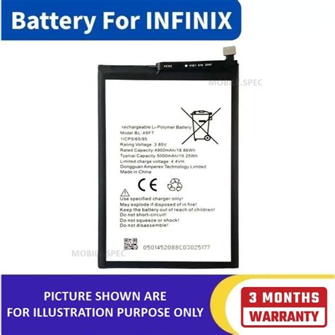 Battery For INFINIX HOT LITE HOT PRO HOT I SMART SMART HD BL