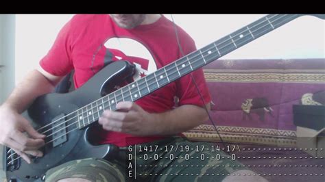 Red Hot Chili Peppers Scar Tissue Bass Cover Youtube