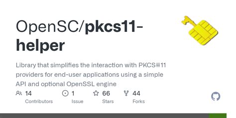 Github Opensc Pkcs Helper Library That Simplifies The Interaction