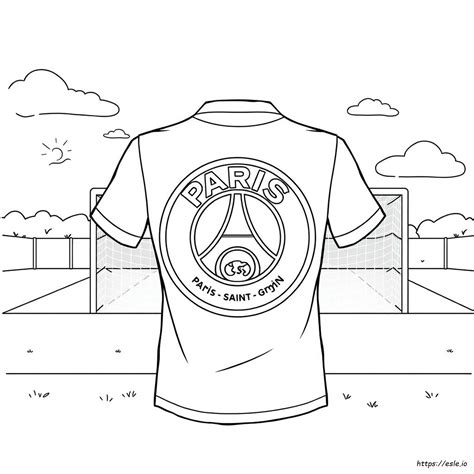 logo psg gambar mewarnai