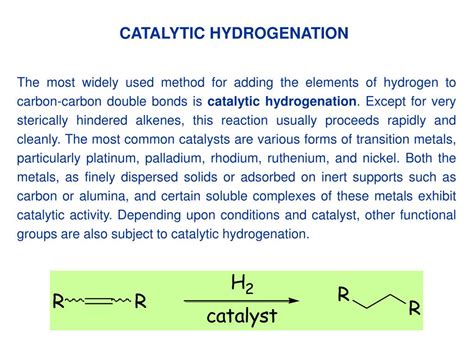 PPT - CATALYTIC HYDROGENATION PowerPoint Presentation, free download ...