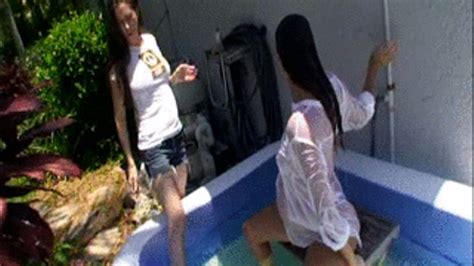 Inflatable Pool Lesbian Sex Part 2 Alissa Ashley Pregnant Tyler PornForThePeople Clips