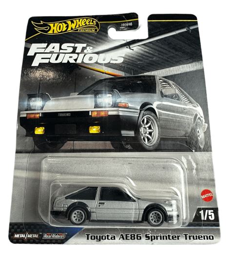 Hot Wheels Premium Fast Furious Toyota AE Sprinter Trueno купить за