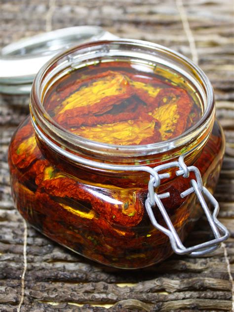 Homemade Oil Packed Sun Dried Tomatoes Raw Vegan