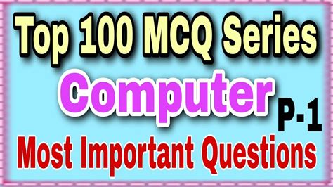 Top 100 MCQs Computer JKSSB VLW FAA Part 01 YouTube