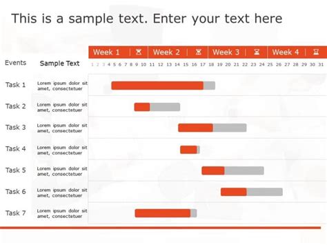 Gantt Chart PowerPoint Template 7