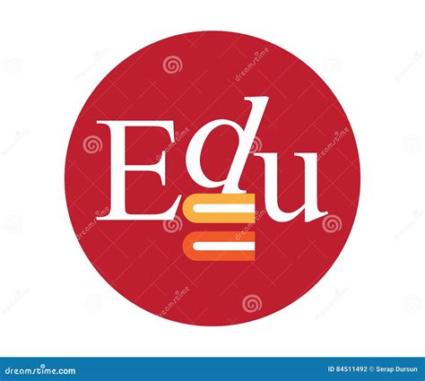 Edu Logo Concept Design Stock Vector Illustration Of Isolated 84511492