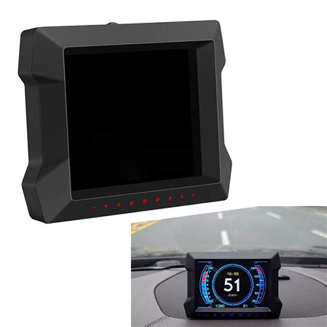 P Car Hud Head Up Display Digital Gps Smart Speedometer Obd Scanner