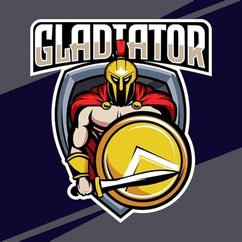 Premium Vector Gladiator Pro Player Esport Gaming Mascot Logo