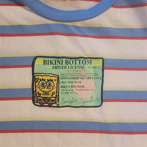 Spongebob Squarepants Bikini Bottom Driver License St Gem