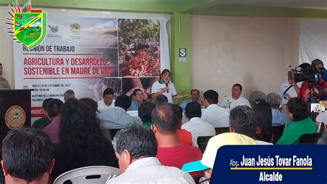 Alcalde Juan Jes S Tovar Fanola Participa En Una Importante Reuni N De