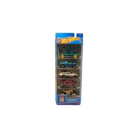 Set De Vehicules Hot Wheels Hw Sports Set De Voitures Skates Et Quad Miniatures Creme Rouge