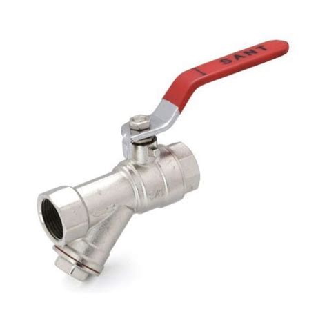 Forged Brass Ball Valve With Y Strainer Fbv Sant Valves