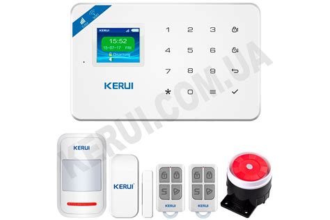 KERUI.COM.UA | GSM / WIFI Сигналізація KERUI W18 (БІЛА) Купити в Україні