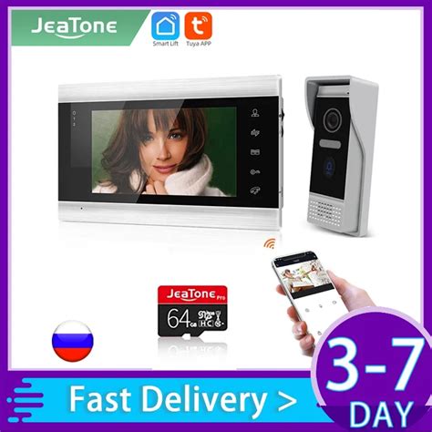 Jeatone-intercomunicador-de-v-deo-inal-mbrico-c-mara-ocular-de-detecci ...