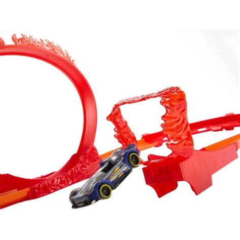 Jual Mattel Hot Wheels Hmc Track Builder Playset Flame Stunt Pack Di