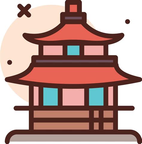 temple illustration vector  vector art  vecteezy