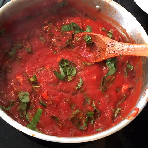 Buttery Garlic Basil Tomato Sauce Candace Shaw