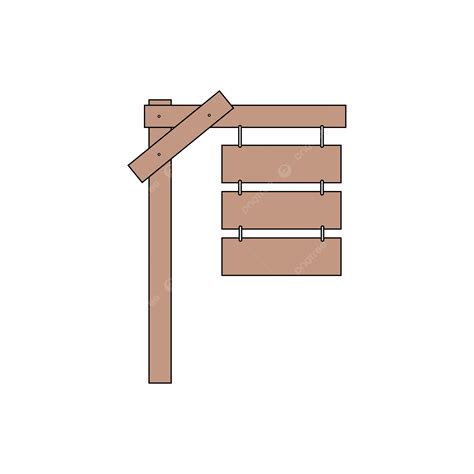 Blank Wooden Board Road Sign Vector Blank Road Sign Wooden Board Png