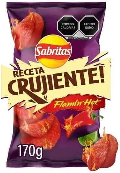 Sabritas Receta Crujiente Flamin Hot G Amazon Mx Alimentos Y Bebidas