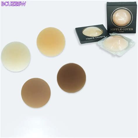 Auto Adesiva Silicone Mamilo Capa Invis Vel Suti Feminino Reutiliz Veis Adesivos Peito Boob Fita