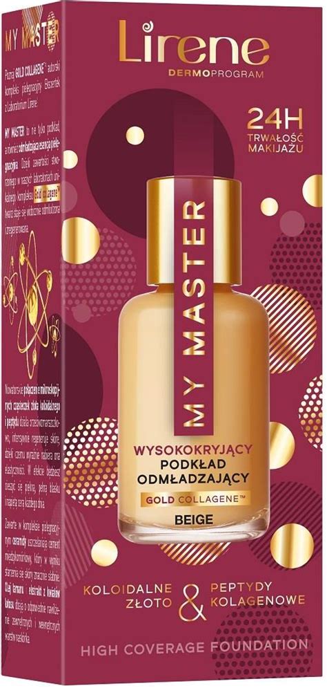 Lirene My Master Wysokokryjący Podkład Matujący Nude 30Ml Do Twarzy