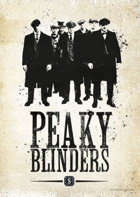 'Peaky Blinders Gang' Poster, picture, metal print, paint by Peaky Blinders | Displate | Peaky ...