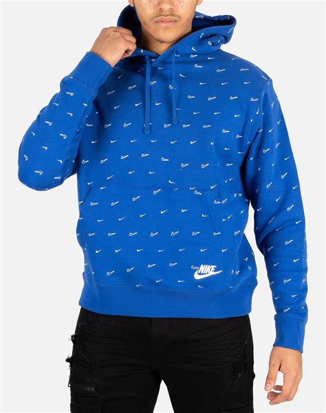 Nike Nsw Club Fleece Printed Hoodie Dtlr