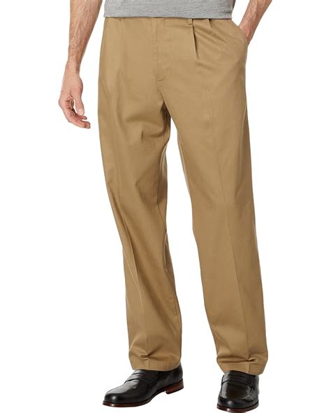 Men's Dockers Classic Fit Signature Iron Free Khaki with Stain Defender Pants - Pleated | Zappos.com