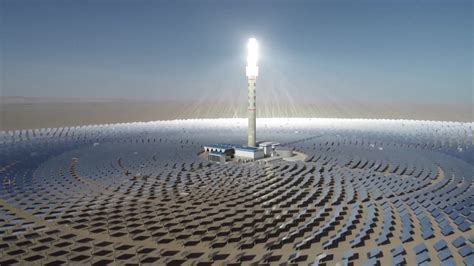 La Plus Grande Centrale Solaire Thermique Au Sel Fondu De Chine Dans Le