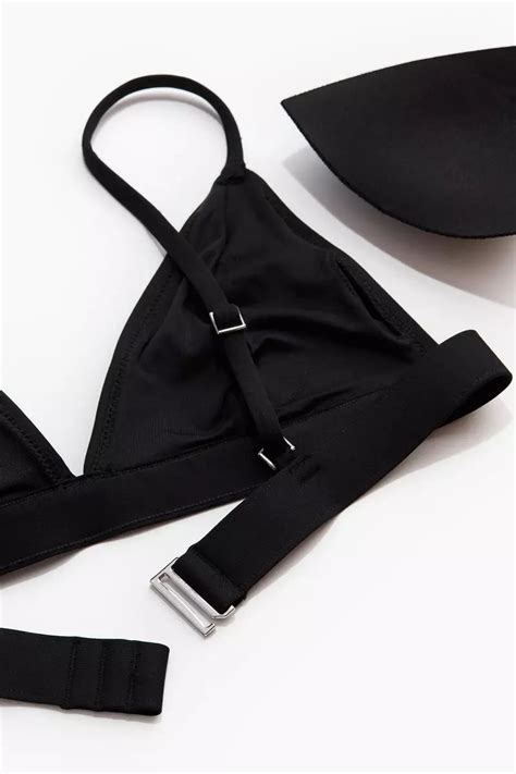 Buy H M Padded Triangle Bikini Top Online Zalora