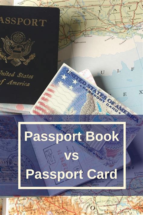 Passport Book Vs Passport Card Passport Card Cards Passport Information