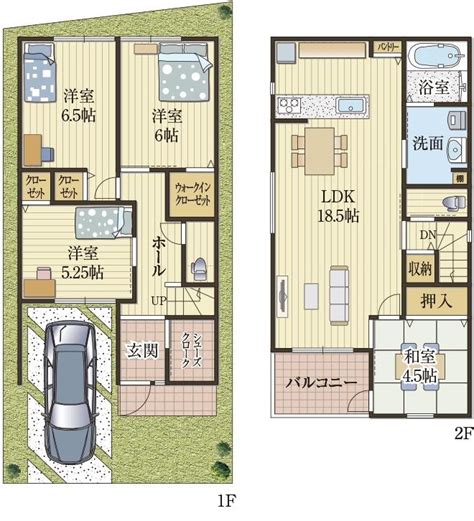 家族憩いの2階ldk 和室｜間取りコレクション｜大阪市・東淀川区・鶴見区、東大阪市で新築一戸建て、不動産のことならハウスパートナーへ