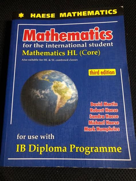 IB Diploma Mathematics HL Core Third Edition Textbook Hobbies Toys