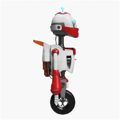 Робот на Колесе 3D Модель $9 - .obj .max .fbx .blend - Free3D