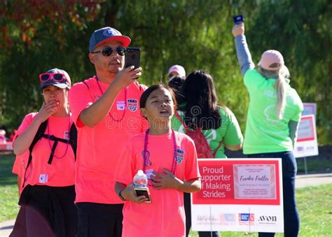 Avon Breast Cancer 5k Walk For A Cure In Walnut Creek Ca Editorial Photo Image Of Care Event