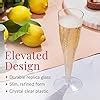 Amazon Prestee Pack Disposable Clear Champagne Flutes For