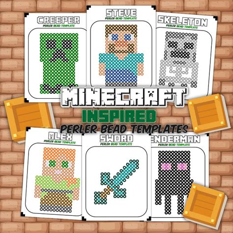 Free Minecraft Perler Bead Patterns For Kids