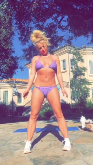 Britney Spears Shows Off Incredible Bikini Body In Revealing Workout Video As She Vows To Take