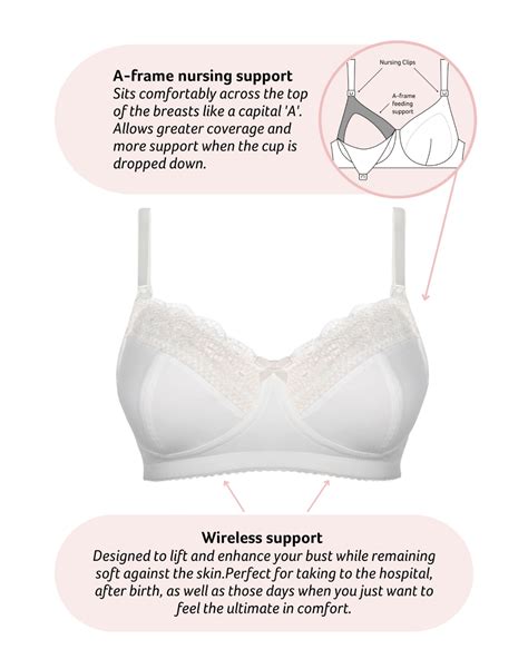 Show Off Full Cup Nursing Bra Ivory TKD Lingerie
