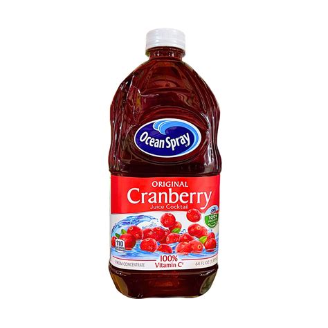 Ocean Spray Original Cranberry Juice Cocktail 64 Oz Refreshing And Antioxidant Rich Specialty