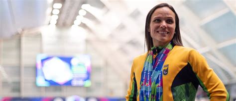 Carol Santiago conquista oito medalhas no Mundial de Natação