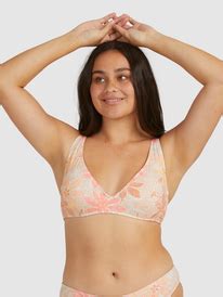 Womens Pure Sunshine Separate D Cup Underwired Bikini Top Roxy