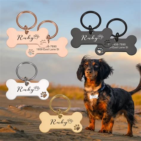 Etiquetas Personalizadas Para Perro Y Gato Placa De Identificaci N Con