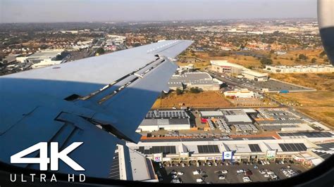 K Scenic Johannesburg Landing South African Airlink Embraer