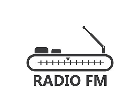 Premium Vector Radio Broadcast Logo Icon Vector Illustration