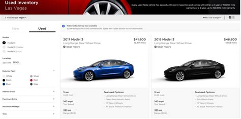 Tesla drops a bunch more used Model 3 inventory at surprisingly high